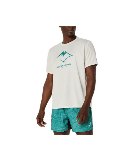 Camiseta Trail Top Homem de ASICS Fujitrail Logo Ss...