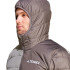 Casaco Montanha adidas Homem by Terrex Multi Light Down Hooded Cinzento