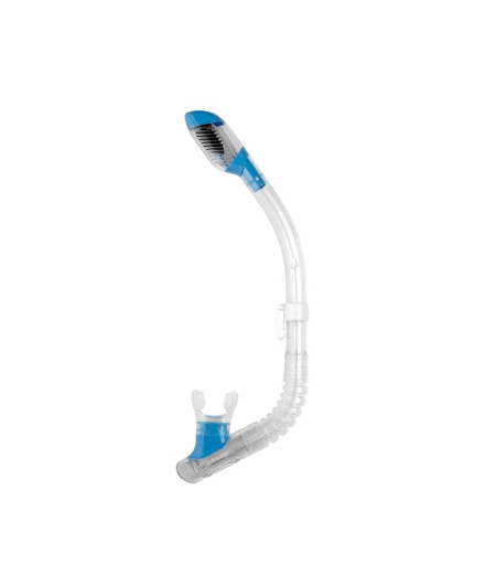 Tubo de mergulho Cressi Dry Junior Transp.-Azul