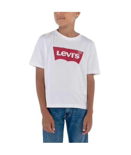 Camiseta Menino Levi's Lvb Golden Glow Batwing Branco...