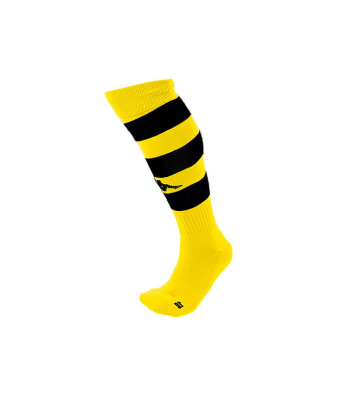 Meias Futebol Kappa Lipeno X3 Amarelo Soleil/Preto