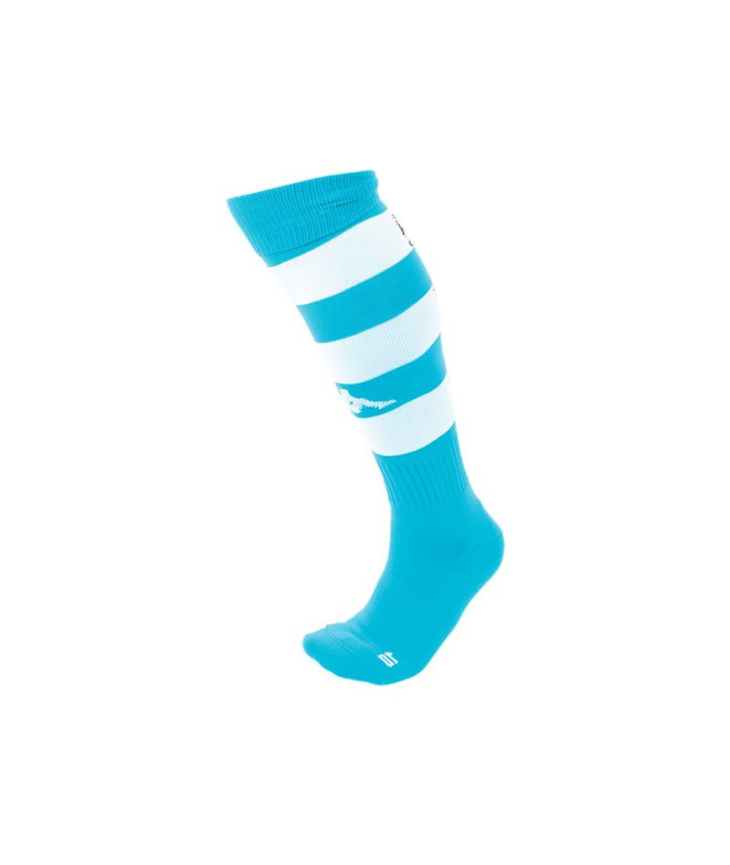 Meias Futebol Kappa Lipeno X3 Azul claro/branco