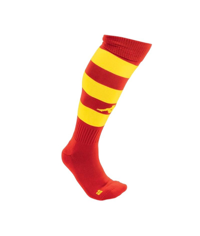 Meias Futebol Kappa Lipeno X3 vermelho...