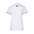 Polo Kappa Mulher Barla Branco/Preto