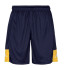 Calça Futebol Kappa Homem Daggo azul marinho/amarelo cromado