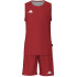 Conjunto Basquetebol Kappa Homem Dancosi Vermelho/Branco