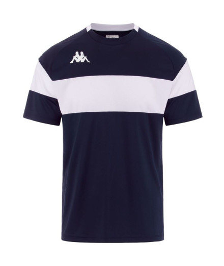 Camiseta Futebol Kappa Homem de Dareto Blue Marine/White