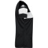 Camiseta Futebol Kappa Mulher de Dareta Preto/Branco