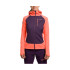 Casaco Mulher Trx2 Hybrid LT WM Pro Coral fusion/uva gothic