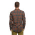 Camisa Trangoworld Homem Zernez Cinzento/Laranja