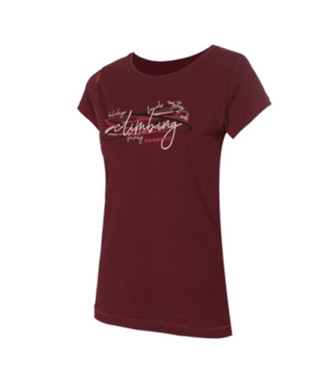 Camiseta Trangoworld Mulher Cervia Cabernet