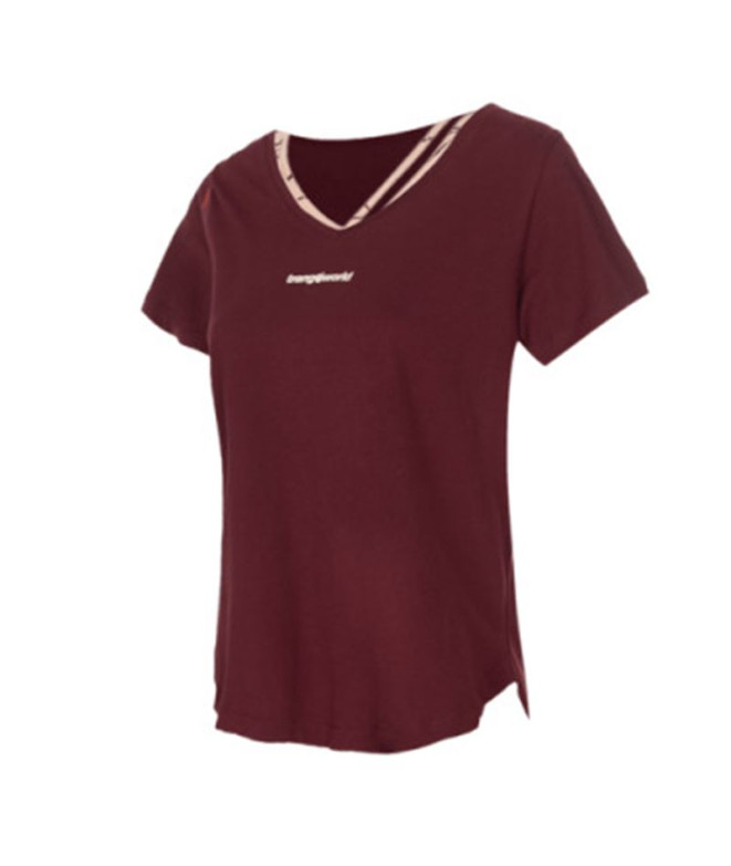 Camiseta Trangoworld Mulher Garbi Comb Cabernet