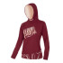Moletom Trangoworld Mulher Rosendal Cabernet/Pêssego claro