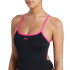 Fato de banho Natação Mulher de Zoggs Blaze Skyback Preto/Magenta
