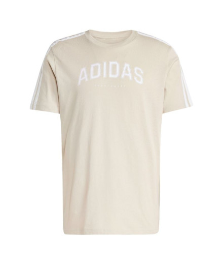 Camiseta adidas Homem Faculdade Creme