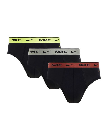 Cuecas Nike Homem Brief 3Pk Preto/Azul