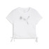 Camiseta Menina T-shirt com nó metálico Puma Essentials G Branco