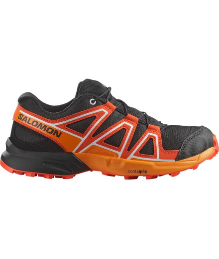 Sapatilhas Montanha Salomon de Speedcross J Preto/Cereja...