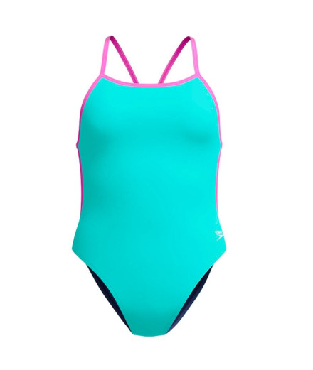 Fato de banho Speedo Solid Vback Mulher Arctic Glass