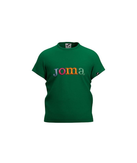 Camiseta Joma Manga Curta New Metaverse Infantil Verde
