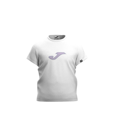 Camiseta Joma Manga Curta New Metaverse Infantil Branco