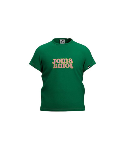 Camiseta Joma Manga Curta New Metaverse Infantil Verde