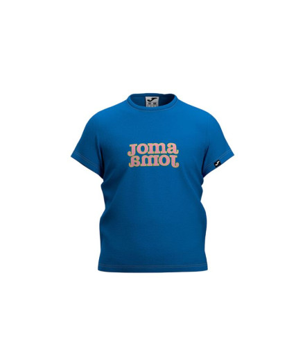 Camiseta Joma Manga Curta New Metaverse Infantil Royal