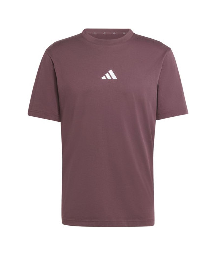 Camiseta adidas Small Logo Sj Homem Granate/Branco