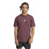 Camiseta adidas Small Logo Sj Homem Granate/Branco