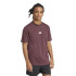 Camiseta adidas Small Logo Sj Homem Granate/Branco