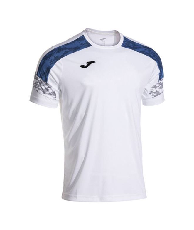 Camiseta Joma Championship VIII Homem Branco/Royal