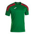 Camiseta Joma Championship VIII Homem Verde/Vermelho