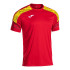 Camiseta Joma Championship VIII Homem Vermelho/Amarelo