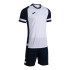 Conjunto de Futebol Joma Líder Branco Marinho Escuro Menino