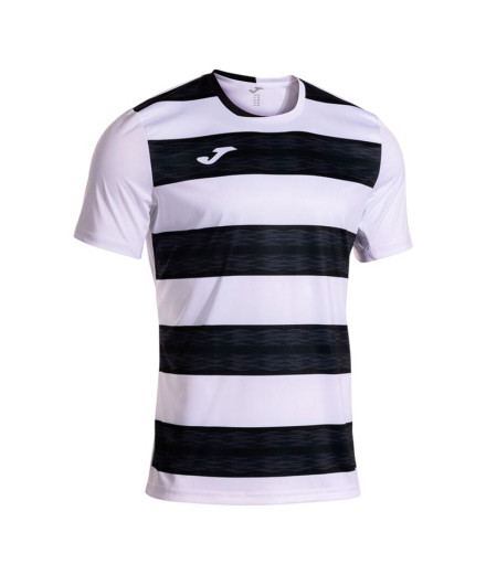 Camiseta Joma Europa VI Branco Preto Homem