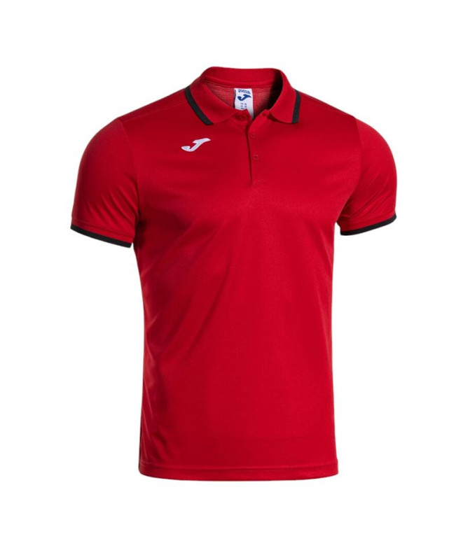Polo Joma Combi Premium Vermelho Preto Menino