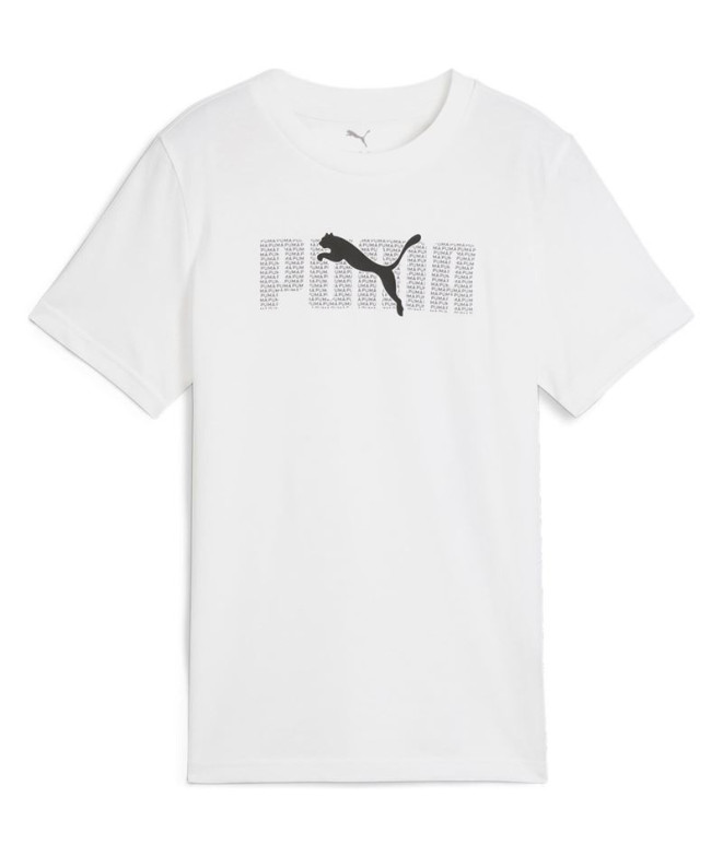 Camiseta Puma Essentials Logo Lab Tee B, Branco...