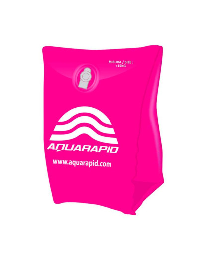 Manguitos de Natação Aquarapid Braccioli 15Kg Bebé Rosa