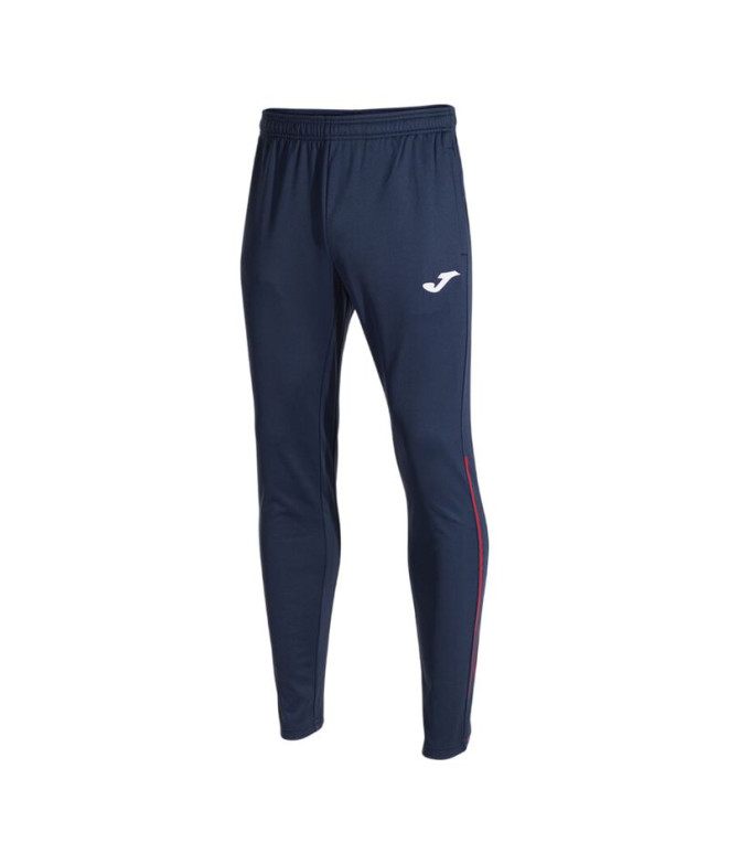 Calça Joma Championship VIII Azul Marinho/Vermelho