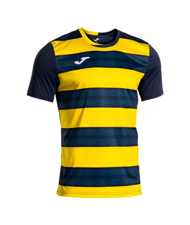 Camiseta Joma Tiger VII Amarelo Dark Navy Menino