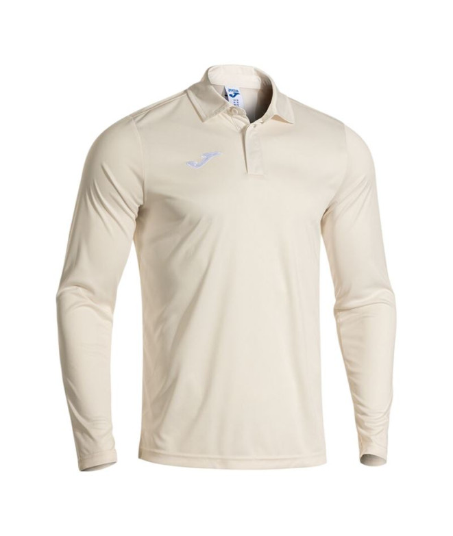 Polo Joma Polo Manga Longa Cricket Branco Menino