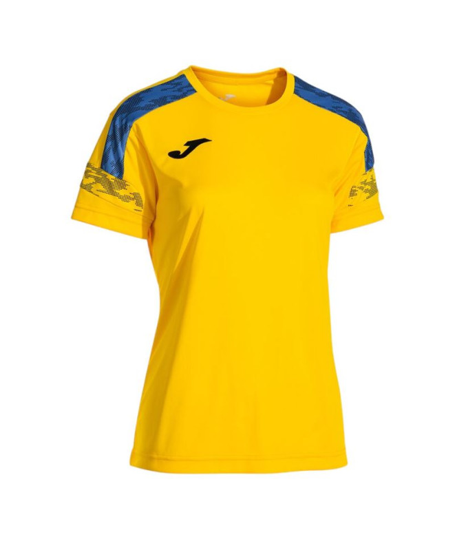 Camiseta Joma Championship Viii Amarelo Royal...