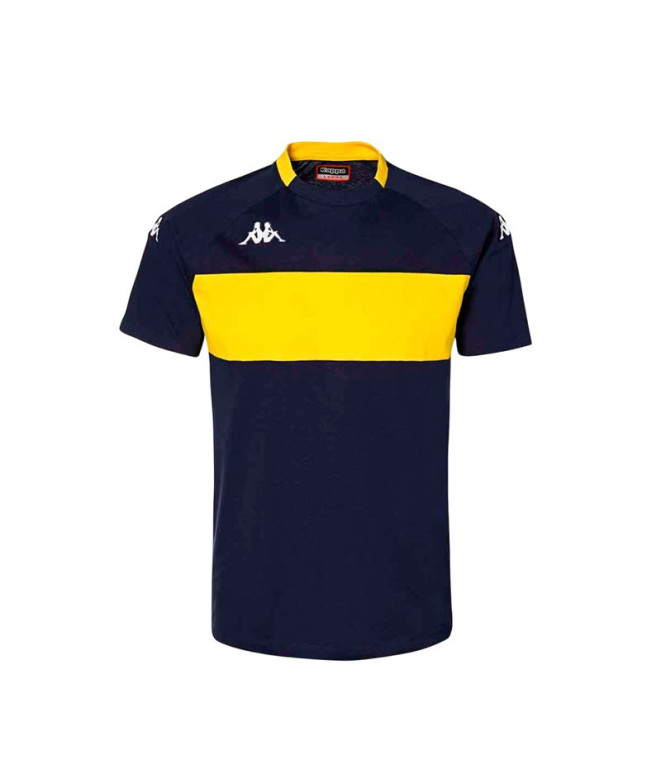 Camiseta Kappa Diago Homem Azul Marinho/Amarelo...