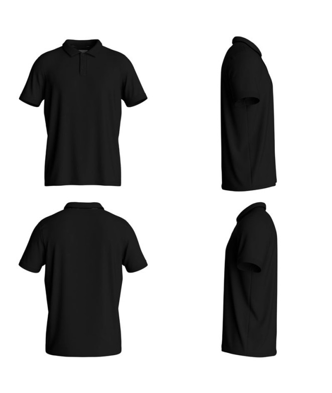 Polo Kappa Jimmo Homem Preto