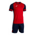 Conjunto de Futebol Joma Líder Vermelho Escuro Marinho Homem