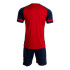 Conjunto de Futebol Joma Líder Vermelho Escuro Marinho Homem
