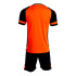 Conjunto de Futebol Joma Líder Laranja Preto Menino