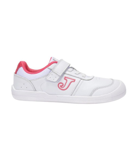 Sapatilhas Joma Vela Jr 2513 Branco Rosa Infantil