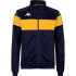 Moletom Fitness Kappa Dacone Homem Azul Marinho/Amarelo Chrome