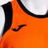 Camiseta Joma Cancha Laranja Preto Homem